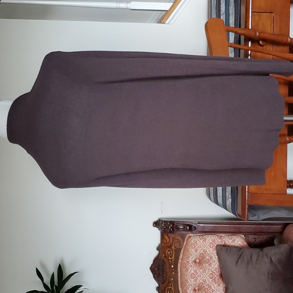 Eileen Fisher Cotton Blend Open Front Cardigan - Picture 5 of 8